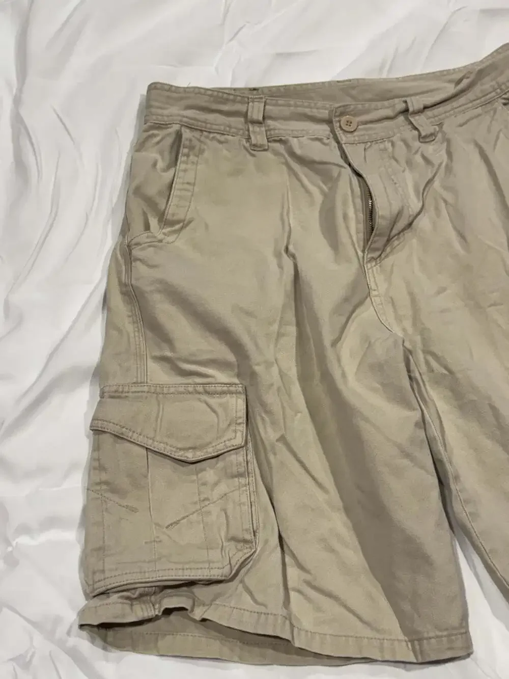 Hurley Men's Tan Khaki Cargo Shorts Size 32